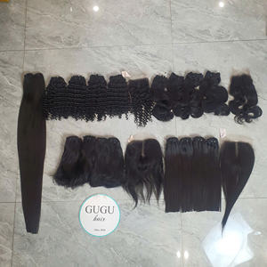 Extensiones de Cabello Virgen Vietnamita Remy de Doble Trama, 8-30 Pulgadas, Liso/Ondulado Profundo, Color Personalizable, Alta Calidad - Product Image 1