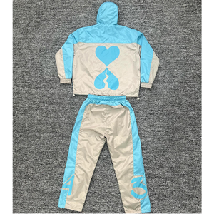 ชุดวอร์มมีฮู้ดสำหรับผู้ชาย450GSM พิมพ์ลายเฟรนช์เทอร์รี่100% เต็มตัวกำหนดได้เอง - Product Image 2