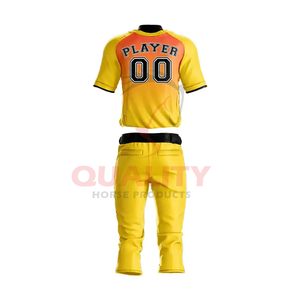 Los uniformes de béisbol cuentan con Jersey y pantalones sublimados logotipo personalizado tela de control de humedad ideal para prácticas ligas - Product Image 4