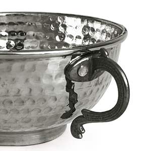 Cuenco de cobre blanco para servir a Ayran, jarra martillada para máquina Pinarbasi, vajilla, diseño auténtico, duradero - Product Image 6