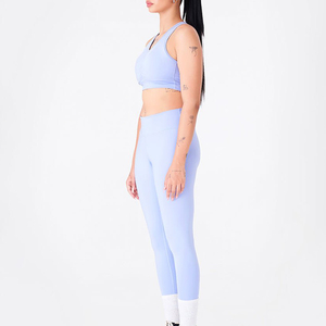Ropa Deportiva de Spandex Personalizada de Alta Calidad, Ropa Deportiva Activa sin Costuras, Leggings para Correr, Conjunto de Yoga para Mujer, Ropa Deportiva Femenina - Product Image 3