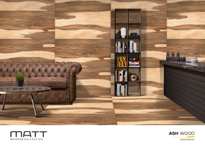 Carreaux de céramique aspect bois/porcelaine 600x1200mm finition mate carreaux de sol et de mur aspect bois poli pour salle de bain - Product Image 3