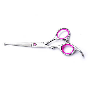 กรรไกรตัดผมสำหรับเด็กกรรไกรตัดผมสเตนเลสสตีลขนาด6.0นิ้วพร้อมใบมีดคมสำหรับมืออาชีพโลโก้ตามสั่ง - Product Image 6