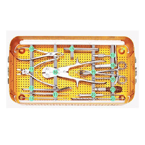 Fournisseur préféré Ensemble d'instruments Mini Fragment Chirurgie orthopédique Plaques Traumatologie Instruments DHS et DCS Ensemble d'instruments à plaques - Product Image 2