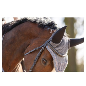 Bonnet d'oreille de cheval au crochet 2026, voile anti-mouches élégant, léger, respirant, lavable, fabriqué au Pakistan pour les compétitions - Product Image 3