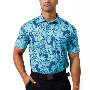 Streetwear d'été pour hommes décontracté Golf pour chemise Jersey manches courtes respirant séchage rapide Plus Design personnalisé Sublimation nouveau - Product Image 3