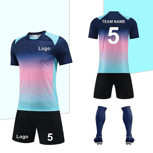 Venta al por mayor de fábrica, camiseta de fútbol personalizada para hombre, uniforme de fútbol de poliéster de secado rápido, ropa deportiva asequible para equipos de adultos - Product Image 2