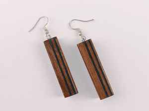 Pendientes Elegantes de Resina y Madera para Niñas, Joyería de Moda, Accesorios Hechos a Mano, para Fiestas y Atuendos Casuales - Product Image 2