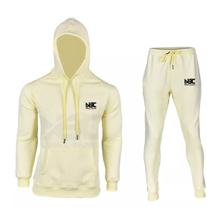 Survêtement en coton 100% polyester de haute qualité pour hommes, survêtement de sports d'hiver personnalisable avec logo en tissu polaire de taille XXL - Product Image 1