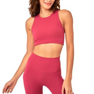 Ensemble de yoga écologique 2 pièces pour femmes sans couture combinaison de sport à haute élasticité avec trous pour les pouces Leggings actifs pour femmes chez Nurak en 2025 - Product Image 6