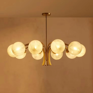 Lampe suspendue en métal doré pour la décoration traditionnelle de temple espace pooja intérieur et éclairage de cérémonie ethnique - Product Image 1
