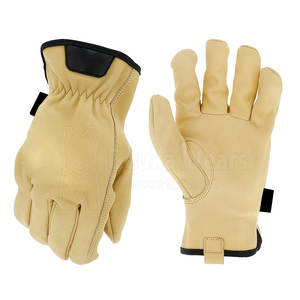 Gants de conducteur professionnels sur mesure OEM/ODM, en cuir et tissu ignifuge, antidérapants, avec grip protecteur. - Product Image 1