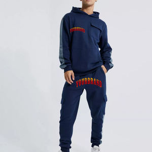 Venta al por mayor personalizado chándal cortavientos 2025 Casual Joggers conjunto Venta caliente calle pista cortavientos otoño chándal para hombres - Product Image 4