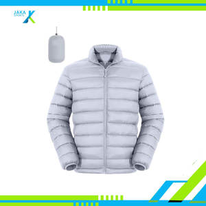 Veste matelassée légère en toile pour homme, pliable, isolée pour l'hiver, chaude, matelassée, imperméable, logo frontal, veste de voyage en plein air - Product Image 5