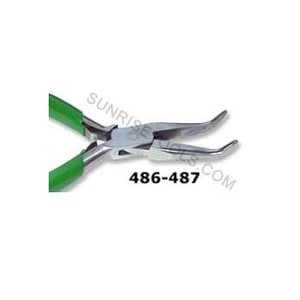<b>Plier</b> <b>Bent</b> Chain <b>Nose</b> Heavy Jewelry Making Tools & Supplies - Product Image 1