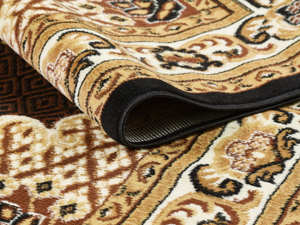 Tapis turc de luxe, fabriqué à la machine, en PP BCF, noir, premium, pour salon, provenant d'un fabricant de Gaziantep. - Product Image 2