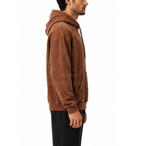 Sweat-shirts pour hommes effet délavé, tissu en coton de haute qualité, look délavé, idéal pour un style décontracté, streetwear et tendances de la mode moderne. - Product Image 5