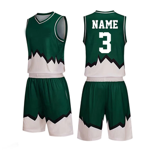 Tenues de basketball personnalisées avec logo imprimé, sublimation numérique, respirantes, séchage rapide, antibactériennes - Product Image 2