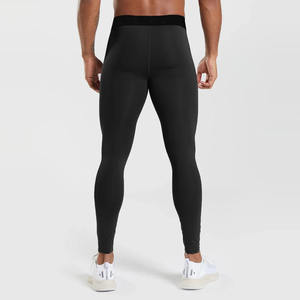 Custom Mens Sports Compression Leggings Quick Dry Training <b>Tights</b> & Gym Sweatpants Wholesale Running Pants - Product Image 5