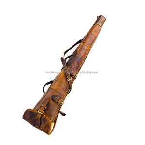 Estuche de cuero para caza, equipo duradero, estuche de tiro, estuche para pistola de juego grande, cubierta de cuero repelente para pistola de calidad Premium - Product Image 5