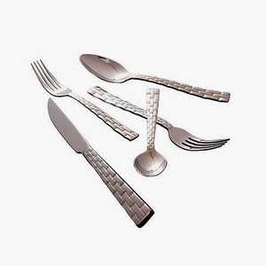 Nouvel ensemble de couverts en argent de haute qualité au design moderne et luxueux, aspect royal, ensemble de couverts en argent - Product Image 4