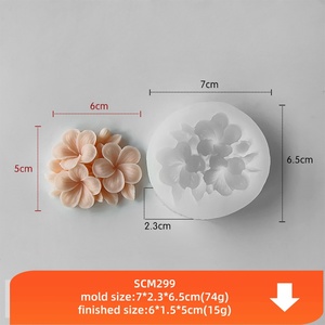 Múltiples flores molde de silicona DIY chocolate <span class=keywords><strong>fondant</strong></span> Rosa flor pastel decoración <span class=keywords><strong>coche</strong></span> aromaterapia yeso - Product Image 6