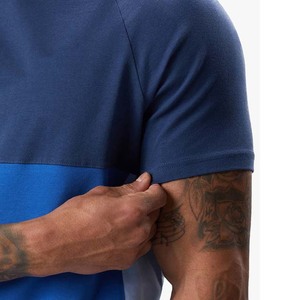 Conjunto de Dos Piezas de Verano para Hombre de Alta Calidad, Camiseta de Manga Corta con Cuello Redondo y Pantalones Cortos de Punto, Transpirable, de Algodón y Poliéster - Product Image 2