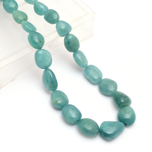 Grandidierite lisse pépites perles 7x9mm-15x19mm naturel Grandidierite pierres précieuses fantaisie ovale dégringolé perles pour bijoux - Product Image 3