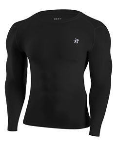 Rashguard Chemise de compression pour homme Sublimation complète Logo personnalisé Gym Training Quick Dry Stretch Wear Fournisseur OEM - Product Image 3