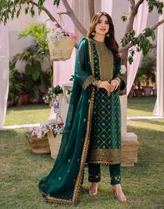 Vestido Formal de Trabajo para Mujer, Moderno, Excelente Calidad, Último Modelo 2025-2026, Salwar Kameez de Algodón para Fiesta 01147 - Product Image 5