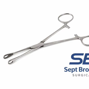 Pinces à éponges en acier inoxydable de qualité médicale, instrument de pince chirurgicale - Product Image 5