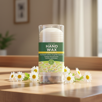 Cire pour les mains quotidienne, masque solide nourrissant pour les mains, cire douce exfoliante, réparatrice, hydratante, cire pour les mains à la camomille tendre