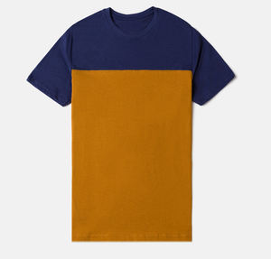 เสื้อยืดผู้ชายแขนสั้นผ้าคอตตอน100% ลายเรียบแขนสั้นเสื้อทรงหลวม - Product Image 5