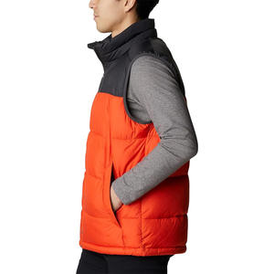 Chaleco Acolchado de Lona para Hombre, Color Negro, para Otoño e Invierno, Uso Diario al Aire Libre, Impermeable, Cálido, con Cuello Alto y Sin Mangas - Product Image 3