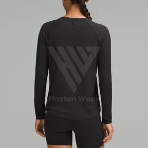 Camiseta de Algodón para Mujer, Servicio OEM, Ligera, Transpirable, de Secado Rápido, Informal, para Gimnasio, Deportes, Aire Libre - Product Image 3