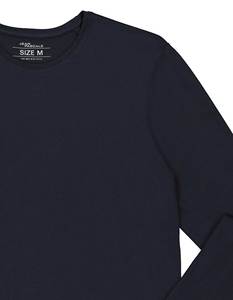 Chất Lượng Cao Tùy Chỉnh Người Đàn Ông Của Bông T-Shirt Đầy Đủ Tay Áo Thường Xuyên Phù Hợp Dệt Kim Xuất Khẩu Định Hướng Bán Buôn Giá Bangladesh - Product Image 5