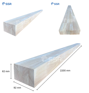 SSR VINA - Top Selling Rubberwood Glulam Timber : Ideal for Stylish <b>Window</b>/ <b>Door</b> <b>Frames</b> and Staircase Balusters with Durability - Product Image 3