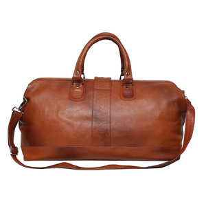 Couverture de sac de voyage en cuir véritable Style tendance avec fermeture à glissière Améliore l'esthétique de vos sacs de voyage - Product Image 2