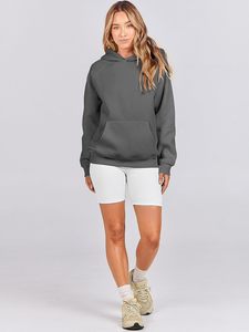 Venta al por mayor Sudaderas de gran tamaño para mujer Sudaderas con capucha de lana Camisas de manga larga Jersey Ropa de otoño con bolsillos - Product Image 6