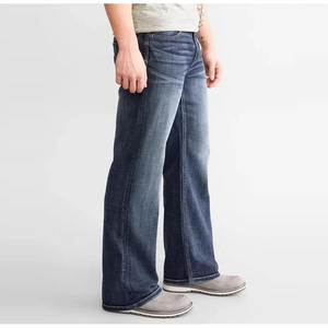 Pantalones vaqueros personalizados para hombre, Vaqueros holgados clásicos Vintage para hombre, pantalones vaqueros transpirables de estilo occidental de alta calidad para hombre, pantalones vaqueros para hombre - Product Image 3