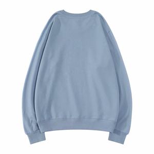 Sweat-shirt à capuche 100 % coton, col rond, imprimé et gaufré, best-seller 2025, grandes tailles, personnalisable - Product Image 2