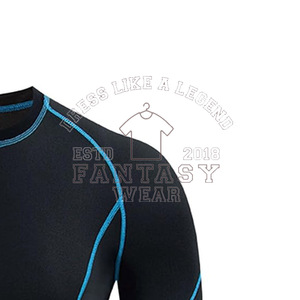 FANTASY WEAR OEM Premium & Custom Logo Men’s Moisture Wicking Running <b>Compression</b> <b>Shirt</b> CE ISO Certified - Product Image 4