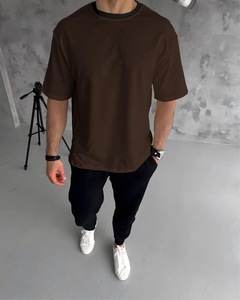 Venta caliente de los hombres llanura camiseta al por mayor de alta calidad camiseta personalizada Unisex 100% algodón camiseta personalizada de Bangladesh - Product Image 3