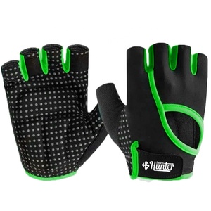 Gants de sport unisexes mi-doigts antidérapants avec fermeture à bouton pour la musculation et la protection, en polyester - Product Image 6