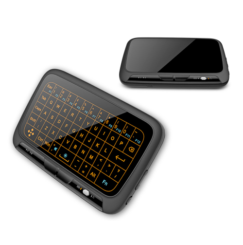 2.4Ghz Mini Wireless Keyboard Backllit Full Screen Mouse Touchpad Combo Rechargeable Remote Control for PC Android Tv Box