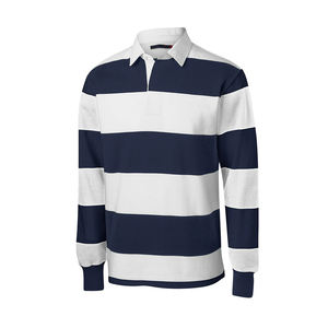 Camiseta de Rugby Unisex para Adultos Más Vendida, Camiseta Deportiva Profesional de Manga Larga, Transpirable, de Poliéster/Algodón, con Diseño y Talla Personalizados - Product Image 1
