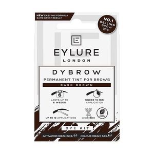 Kit de Tinte Permanente para Cejas Eylure Dybrow, Color Marrón Oscuro, Potenciadores de Cejas para Teñir las Cejas - Product Image 4