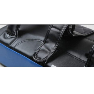 Pad de boxe thaïlandaise en PU noir et bleu – Équipement d'entraînement durable pour la pratique de la boxe - Product Image 4