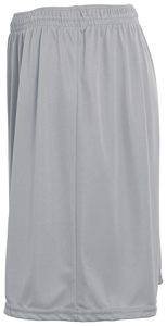 Pantalones cortos de baloncesto negros de moda de verano para hombre, pantalones cortos de malla de entrenamiento de gimnasio de poliéster de estilo callejero con bolsillo de sublimación - Product Image 3