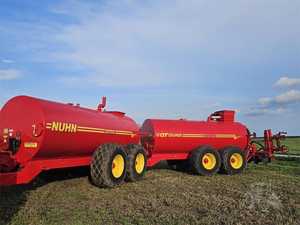 Remorque citerne à fumier robuste pour le transport de boues agricoles à vendre - Product Image 3